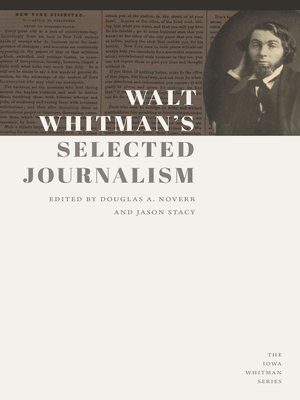 cover image of Walt Whitman's Selected Journalism